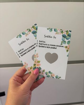 Stírací losíky skvělá zábava na svatbu🥳 #svatba #zabava #losy #wedding #svatebni